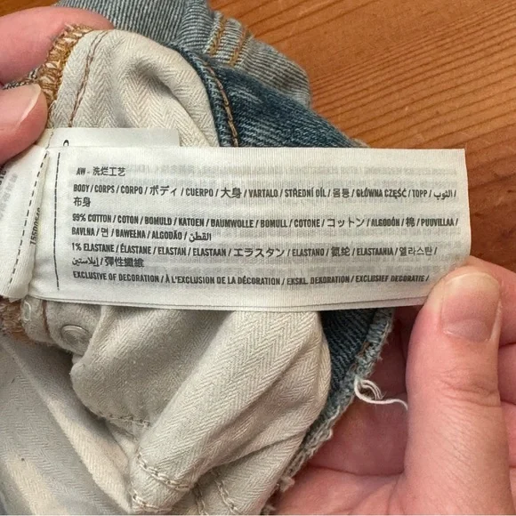 Abercrombie and Fitch The High Rise Mom Jean, Size 31/12 Short, EUC - Picture 4 of 6